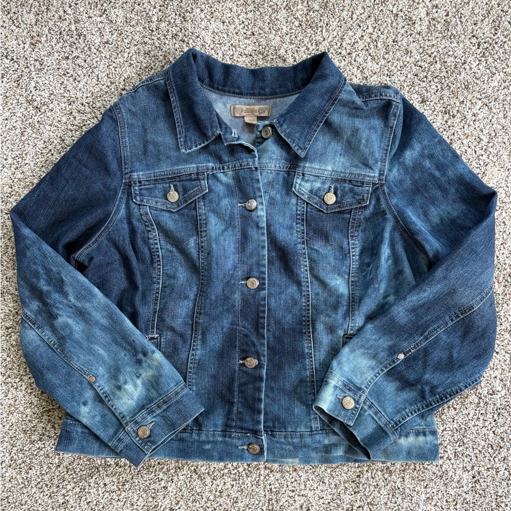 Patterned Denim Jacket - Picture 2 of 2